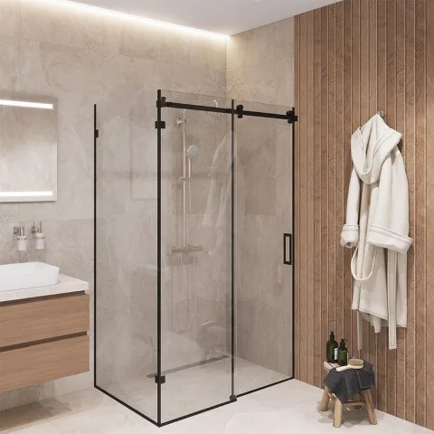 Розсувна, 3 елементи Space Glass CALEDONIA зі скла