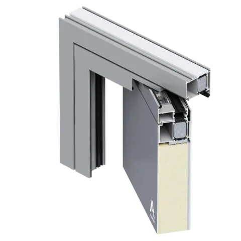 Aluprof MB-86N Pivot Door — фото конструкції