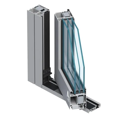 Aluprof MB-86N Pivot Door — фото конструкції