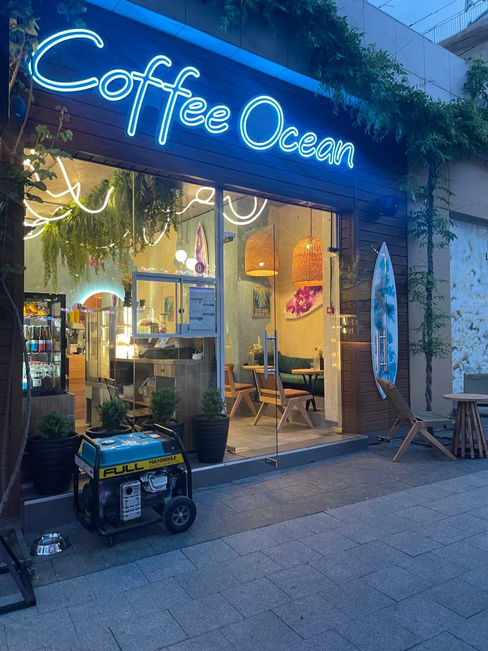 Скляна вхідна група кав’ярні Coffee Ocean в Одесі